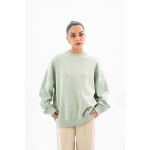 Sudadera con Capucha Holgada para Mujer, Diseño Transpirable con Cierre de Cremallera, para Uso Diario en Invierno - Product Image 1