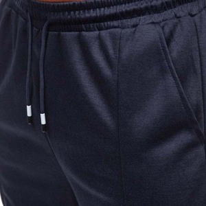 Pantalones de otoño azul marino de algodón hechos a medida OEM transpirable de lona ligera para hombre al por mayor estilo callejero - Product Image 4