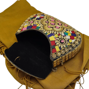 Latest Design Fashion <b>Handbag</b> Resin Clutch Chain <b>for</b> Ladies Hot Selling Purse Tradebyd Handcrafted Beading Flower Decoration - Product Image 3