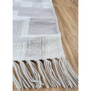 พรมโพลีเอสเตอร์ลายเรียบสีงาช้าง ยี่ห้ออินดัสบาร์ ขนาดใหญ่ หนา 10 มม. ลายเรขาคณิต สำหรับห้องนั่งเล่น ห้องโถงในบ้าน-SDPL-114 - Product Image 3