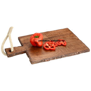 Tabla de cortar de madera rectangular Tabla de cortar hecha a mano más vendida Nueva tabla de cortar con estilo clásico - Product Image 1