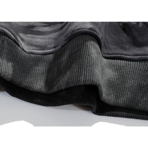 Sudadera con Capucha Gruesa de Algodón para Hombre, Estilo Vintage, Corte Recto, Hombros Caídos, Diseño Personalizado, Similar a la Imagen - Product Image 6