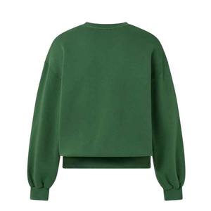 OEM personalizado de color verde de los hombres de cuello redondo Sudadera de alta calidad de algodón para hombres sudaderas de gran tamaño para el otoño y el invierno desgaste - Product Image 2