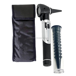 Portable LED Fiberoptic Mini Otoscope Electric <b>Ear</b> <b>Scope</b> for Doctors Students Vets CE ISO OEM Available Reusable Stainless Steel - Product Image 1