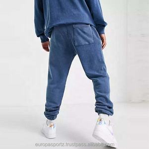 Conjunto de Sudadera con capucha de lavado ácido de gran tamaño de alta calidad, chándal de lana de invierno, de 2 piezas pantalones de chándal, chándal transpirable de Otoño/Invierno para hombres - Product Image 4