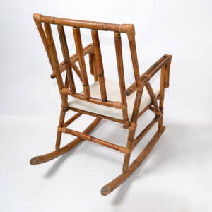 เก้าอี้โยกหวายเฟอร์นิเจอร์ลานกลางแจ้งทำด้วยมือแบบพรีเมี่ยม - Product Image 3