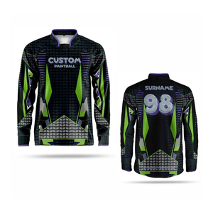 Maillot de paintball à manches longues personnalisé de haute qualité et confortable pour hommes, sublimation, prix de gros - Product Image 2