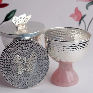 กล่องใส่ผลไม้แห้งตกแต่งทรงกลมสีโรสโกลด์สินค้าใหม่กล่องเครื่องประดับ - Product Image 1