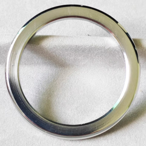 Custom EXPORTS Luxira Jewels Ruby Gems Stainless Steel Handmade <b>Watch</b> Bezel <b>Ring</b> White Blue Baguette Sapphire Style Square - Product Image 3