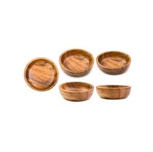Nouveau design bol en bois Offre Spéciale bol à salade en bois d'acacia gros petit bol en bois d'acacia à bas prix - Product Image 6
