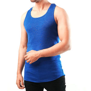 Unique couleur imprimé Design hommes débardeur 100% respirant tricoté Fitness porter Style sportif prix raisonnable hommes débardeurs - Product Image 5