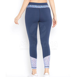 Custom Made Solid High Quality <b>Plus</b> <b>Size</b> Women <b>Yoga</b> Leggings with Elastic Waist Sustainable Eco-Friendly Spandex/Polyester <b>Pants</b> - Product Image 3