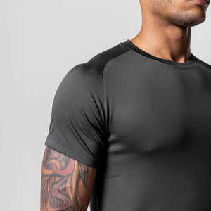 Camiseta Deportiva de Manga Corta para Hombre, de Secado Rápido, para Gimnasio, Entrenamiento, Transpirable, para Correr - Product Image 2