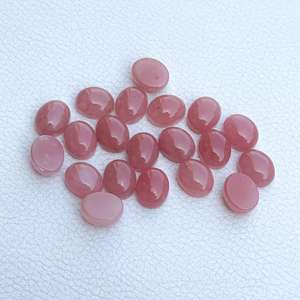 4mm 8mm 12mm 14mm Natural guayaba cuarzo corte ovalado cabujón suelto hecho a mano AAA grado terceros certificado joyería Rosa mejor distribuidor - Product Image 3