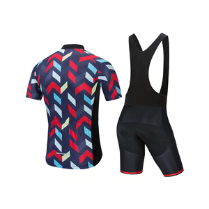 Costumes de cyclisme respirants pour hommes de haute qualité Vêtements de vélo personnalisés à manches courtes Ensembles de vêtements uniformes de bonne qualité - Product Image 5