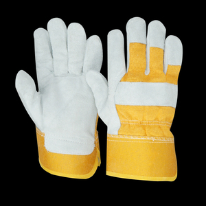 Guantes resistentes para aparejos con capas de doble palma Guantes de seguridad industrial Guantes de aparejo de diseño reforzado con doble palma - Product Image 1