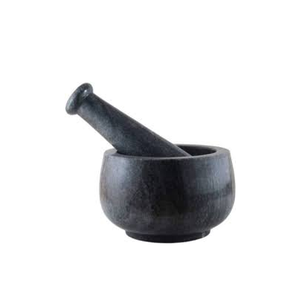 Juego de mortero y Maja de mármol natural para moler Utensilios y utensilios de cocina Herramientas para hierbas y especias - Product Image 4