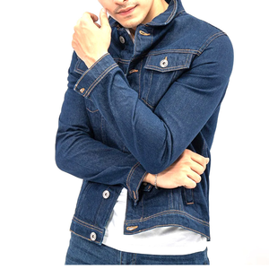 Wholesale Price Custom Made Logo Denim And Jackets In Solid Color <b>Jean</b> Fur Cotton Denim Jacket for <b>man</b> - Product Image 3