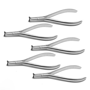 Juego de instrumentos de laboratorio de ortodoncia manual, cabeza de martillo, alicates Niti, herramientas dentales de doblado de alambre Cinchback, acero inoxidable, aprobado por la CE - Product Image 1