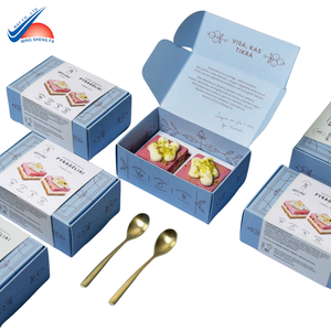 Caja de panadería impresa personalizada | Caja de embalaje de pastel de papel ecológica para pastelería y postre - Product Image 4