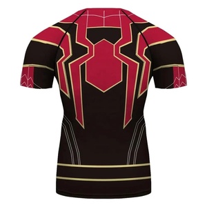 Produit sur mesure de haute qualité 100% polyester Jiu Jitsu Rash Guard personnalisé à manches courtes MMA Compression Rash Guard pour hommes RRI-RH-03 - Product Image 6
