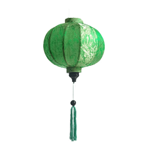 Lanterne vietnamienne Hoi An en tissu-soie de haute qualité à prix compétitif pour accrocher à l'extérieur - Product Image 5