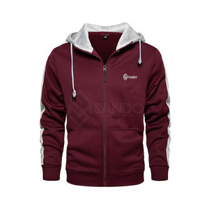 ชุดวอร์มลำลองสำหรับฤดูหนาวของผู้ชายชุดวิ่งออกกำลังกายระบายอากาศได้พิมพ์โลโก้ตามสั่ง - Product Image 4