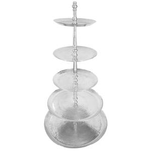 Best Quality Dessert <b>Stand</b> Restaurant and Hotel Ware Gold Plated Metal Aluminium <b>Cake</b> <b>Stand</b> <b>3</b> <b>Tier</b> at Best Price - Product Image 2
