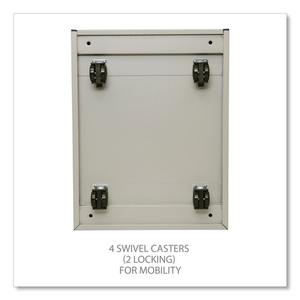 Alera ALEPBBFPY Pedestal de 2 cajones 14.96 pulgadas. X 19.29 Pulgadas X 21.65 Pulgadas Caja/Archivador Legal/Letter Left Right 14.96 In. X 19.29 Pulgadas X - Product Image 4