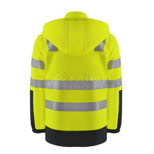 Veste de sécurité avec conception détachable de visibilité élevée de capot pour la veste de sécurité extérieure de protection de travail - Product Image 3