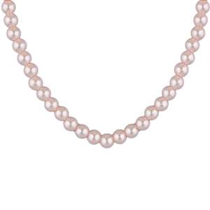 Chain Necklace Faux Pearl Handmade Strand Beaded Necklace Indian <b>Jewellery</b> for Women <b>Girls</b> - Product Image 5