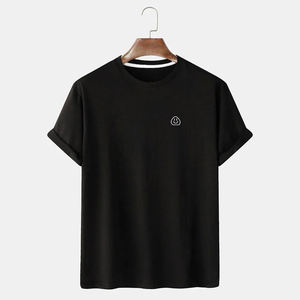 T-shirt Homme Luxe Tricoté 100% Coton Anti-Plis Personnalisable Respirant Confortable Coupe Décontractée Design Uni – Meilleures Ventes - Product Image 4