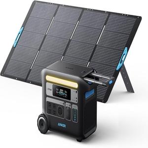 Nouvelle centrale électrique solaire automatique SOLIX F2000, 2048Wh, station d'alimentation portable avec batteries LiFePO4 - Product Image 1