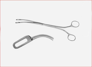 Instruments chirurgicaux d'urologie Lot de 4 pinces à calculs rénaux Randall courbées 225mm coudées 225mm 190mm 190mm en acier inoxydable - Product Image 3