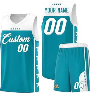 Camisetas de Baloncesto Sublimadas al por Mayor, Personalizadas, de Alta Calidad, con el Mejor Diseño, Camisetas de Baloncesto de Malla Baratas - Product Image 3