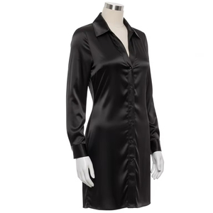 Satin Club robes pour femmes élégant moulante Mini robe sans manches fête porter tissu lisse Sexy soirée Cocktail tenue - Product Image 2