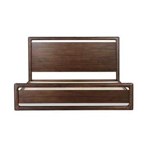 Meubles de chambre à coucher d'hôtel Lit de villa brun foncé Meubles d'hospitalité en bois de teck Intérieur fabriqué à Jepara Vente en gros - Product Image 5