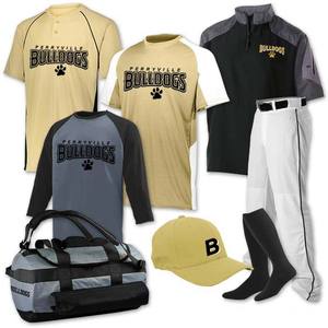 Kit completo de uniforme de Béisbol Juvenil al por mayor, ropa deportiva de poliéster con camisas transpirables, conjuntos de talla grande, kit completo de uniforme de béisbol - Product Image 5