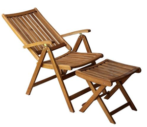 เก้าอี้ไม้อะคาเซียเก้าอี้พับได้สำหรับลานสวนพักผ่อน - Product Image 1