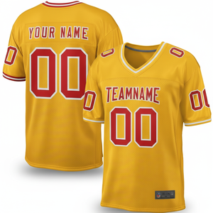 Venta al por mayor personalizado fútbol americano Jersey transpirable malla cosida Rugby camisetas uniforme sublimación Teamwear para la práctica del partido - Product Image 5