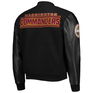 Blouson Bomber Casual d'Hiver Personnalisé pour Hommes Fermeture Éclair Solide Design Varsity à la Mode Laine Coton Style Letterman Vestes pour Hommes - Product Image 5