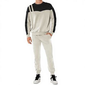 Chándal de lana personalizado de alta calidad para hombres, Unisex estilo informal, característica transpirable, Color gris, logotipo negro, venta completa Sialkot - Product Image 1