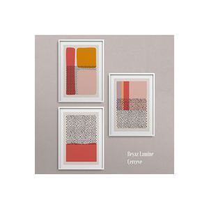 Telaio laminato nero Set di 3 dipinti Hpn046