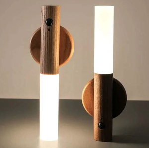 Luz Nocturna Minimalista de Madera (con Sensor de Movimiento Integrado) - Product Image 1