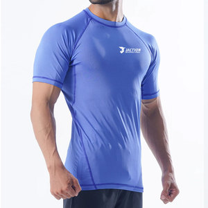 T-shirts de performance pour hommes respirants de qualité supérieure, vente en gros, manches courtes personnalisées - Product Image 1