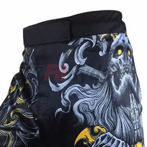 2024 MMA Boxe Combat Shorts Très Étiré 100% Polyester Casual Solide Motif Mid Board Shorts En Gros Cargo Court - Product Image 3