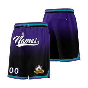 Pantalones Cortos de Baloncesto de Secado Rápido, Personalizados, de la Mejor Calidad, Unisex, Transpirables, de Talla Grande, con Estampado Degradado, 100% Poliéster - Product Image 4