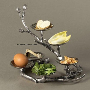 Service de table à domicile et à l'hôtel, bols de service de luxe, style unique, bol de service en aluminium pour fruits secs et sucreries - Product Image 3