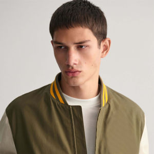 Vestes Letterman Varsity de haute qualité Corps en laine Manches en cuir véritable Vêtements d'hiver Veste universitaire élégante et intelligente pour hommes - Product Image 3