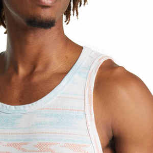 เสื้อกล้ามผู้ชายสีตัดกันน้ำหนักเบาผลิตตามสั่งใส่สบาย - Product Image 4